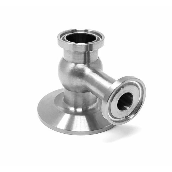 W30 Body 1.5" Clamp x 1/2" Clamp; Replaces Waukesha Cherry-Burrell Part# 108866